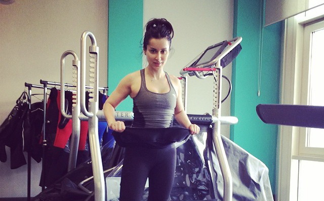 тина канделаки в тренажерном зале