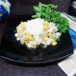 Салат с кальмарами “Просто и вкусно”